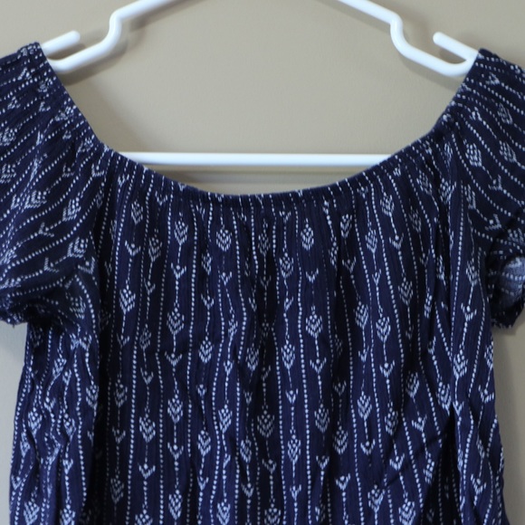 Forever 21 blue crop top - Picture 2 of 3